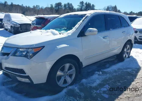 2011 Acura Mdx Technology Package z USA, uszkodzony, nr VIN 2HNYD2H67BH510124